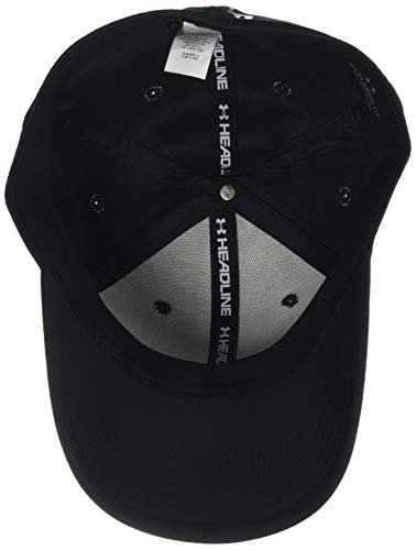 Under Armour Men's Golf Headline Cap 3.0 Visera Clásica, Gorra para Hombre, Negro, M/L