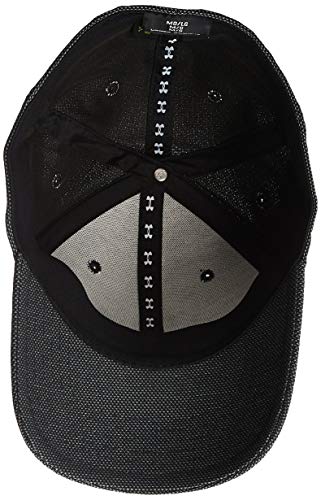 Under Armour Men's Heathered Blitzing 3.0 Gorra, Hombre, Negro (001), L