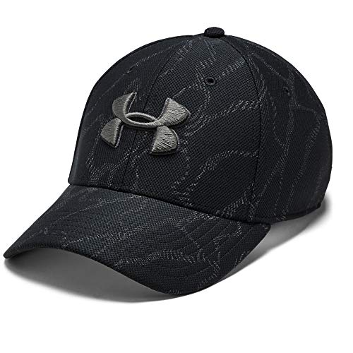 Under Armour Men's Printed Blitzing 3.0 Gorra, Hombre, Negro, L/XL