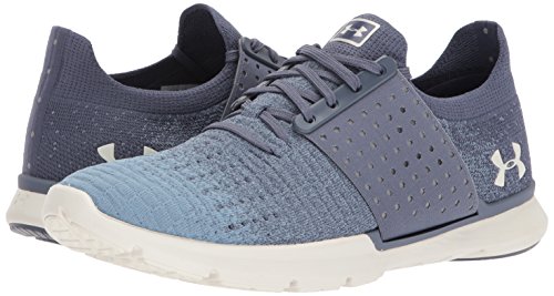 Under Armour Men's Speedform Slingwrap Fade Sneaker, Apollo Gray (103)/Solder, 10