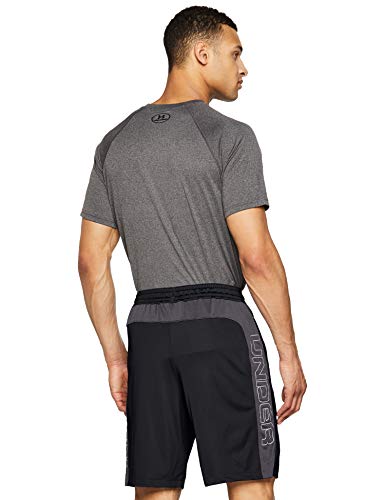 Under Armour Mk1 Short Wordmark Pantalón Corto, Hombre, Negro (Black/Jet Gray 001), M