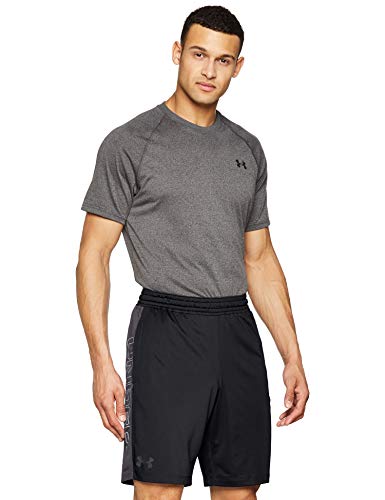 Under Armour Mk1 Short Wordmark Pantalón Corto, Hombre, Negro (Black/Jet Gray 001), M