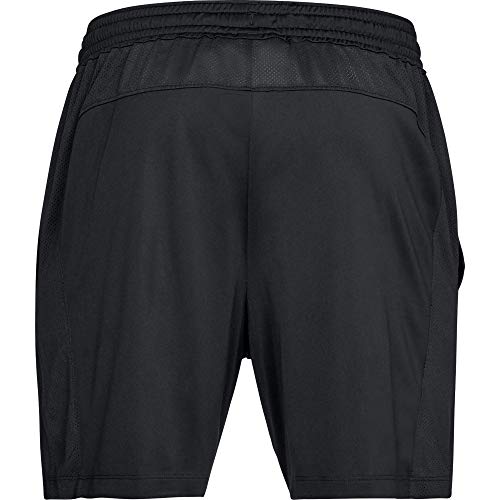 Under Armour MK1 Shorts Pantalón Corto, Hombre, Negro (Black/Black-001), XL