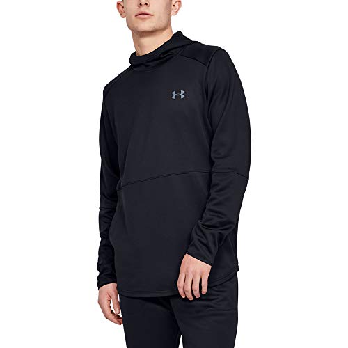 Under Armour Mk1 Warmup Po Hood Sudadera, Hombre, Negro, LG