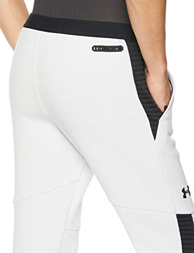 Under Armour Move Airgap - Pantalones para Hombre, Color Blanco (100), Color Negro