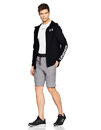 Under Armour Move Light Graphic FZ - Sudadera, Hombre, Negro (Black/White 003) M