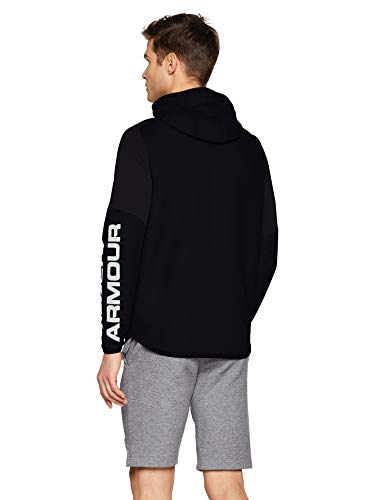 Under Armour Move Light Graphic FZ - Sudadera, Hombre, Negro (Black/White 003) M