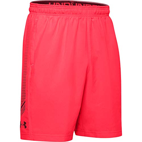 Under Armour Pantalones cortos para hombre - 1309651, Pantalones cortos gráficos tejidos., Large, Beta (628)/Córdoba