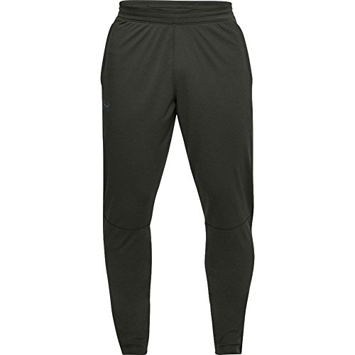 Under Armour Pantalones de chándal Sportstyle Pique para hombre, verde (Artillery Green / Stealth Grey), SM