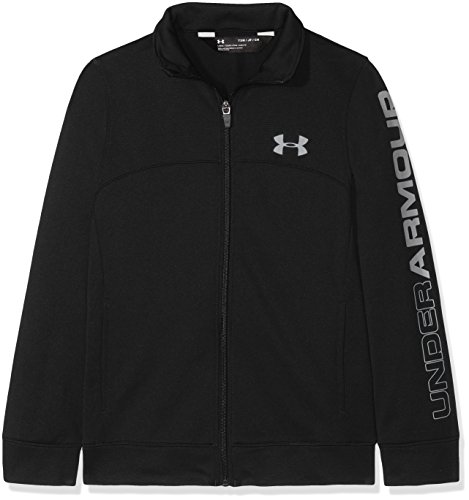 Under Armour Pennant - Chaqueta con cremallera para niños, color negro, talla L Talla fabricante: YLG