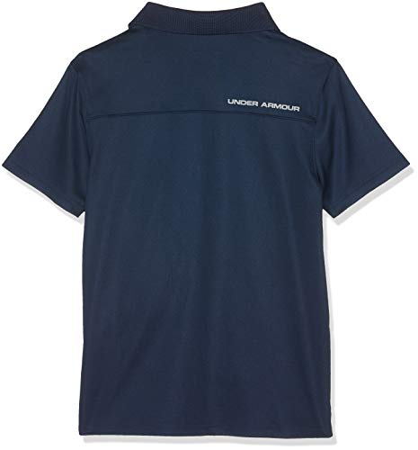 Under Armour Performance Polo Camiseta, Niños, Azul (Academy/Carbon Heather/Steel 408), M