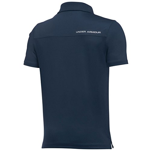 Under Armour Performance Polo Camiseta, Niños, Azul (Academy/Carbon Heather/Steel 408), M