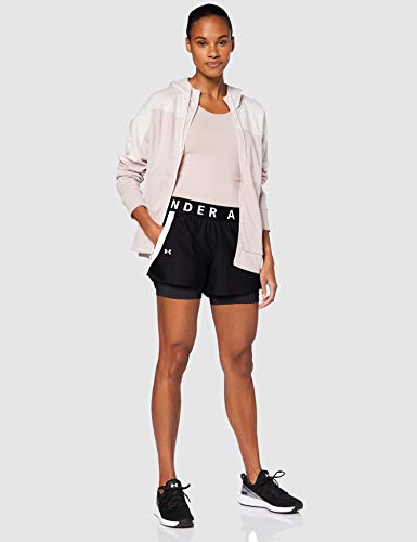 Under Armour Play Up 2-In-1 Corto, Mujer, Negro, LG