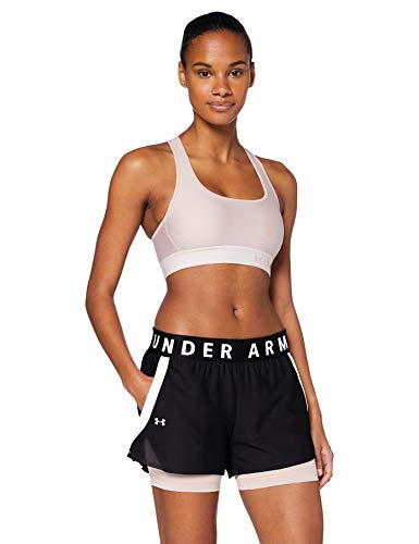 Under Armour Play Up 2-In-1 Corto, Mujer, Negro, LG