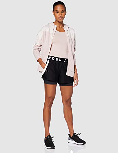 Under Armour Play Up 2-In-1 Corto, Mujer, Negro, SM