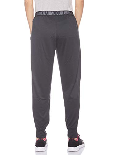 Under Armour Play Up Pant-Solid Pantalones, Mujer, Negro (Black/Metallic Silver 001), M