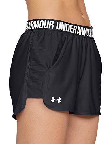 Under Armour Play Up Short 2.0 Pantalón Corto, Mujer, Negro (Black/Black 002), S