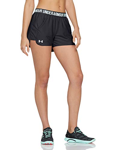 Under Armour Play Up Short 2.0 Pantalón Corto, Mujer, Negro (Black/Black 002), S