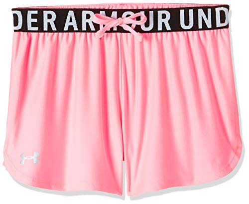 Under Armour Play Up Solid Corto, Niñas, Rosa, YMD