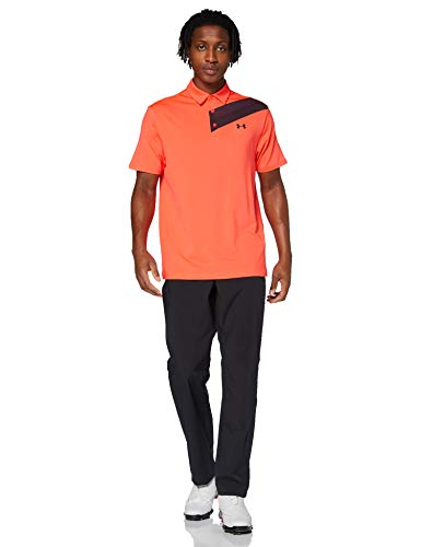 Under Armour Playoff 2.0 Men's Transpirable Hombre, cómoda y Ancha Camisa Polo Masculina de Manga Corta, Rojo, LG