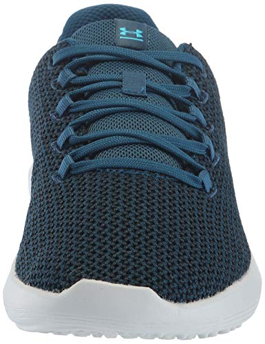 Under Armour Ripple, Zapatillas de Running para Hombre, Azul (Techno Teal/Black/Deceit), 42.5 EU