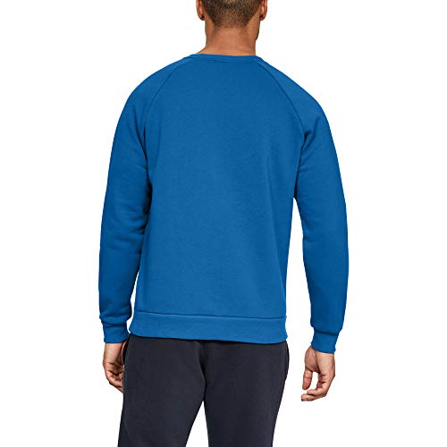 Under Armour Rival Fleece Crew Sudadera, Hombre, Azul, XL