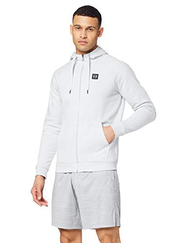 Under Armour Rival Fleece FZ Hoodie, Sudadera Hombre, Negro (Black/Black (001)), M