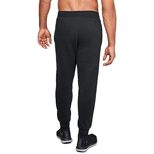 Under Armour Rival Fleece Jogger Pantalones, Hombre, Negro (Black/Black 001), L