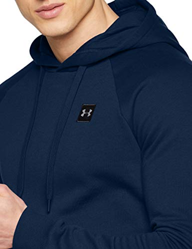 Under Armour Rival Fleece Po Hoodie Sudadera con Capucha, Hombre, Azul (Academy/Black 408), M