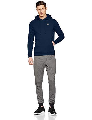 Under Armour Rival Fleece Po Hoodie Sudadera con Capucha, Hombre, Azul (Academy/Black 408), M