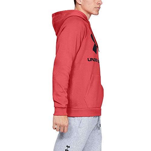 Under Armour Rival Fleece Sportstyle Logo Sudadera, Hombre, Rojo, XL