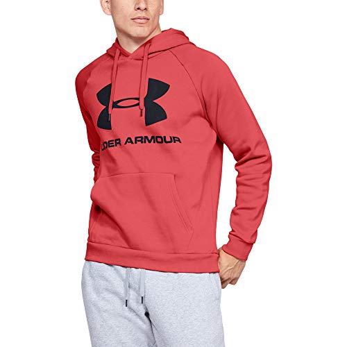 Under Armour Rival Fleece Sportstyle Logo Sudadera, Hombre, Rojo, XL