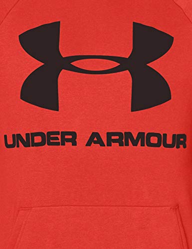 Under Armour Rival Fleece Sportstyle Logo Sudadera, Hombre, Rojo, XL