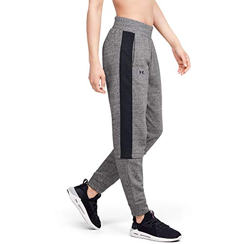 Under Armour Rival Terry Joggers Pantalón De Chándal Con Pernera Cónica, Pantalones Para Correr Mujer Gris MD