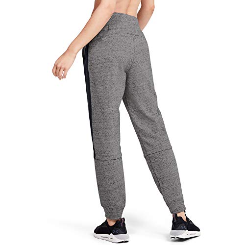 Under Armour Rival Terry Joggers Pantalón De Chándal Con Pernera Cónica, Pantalones Para Correr Mujer Gris MD