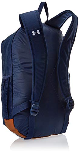 Under Armour Roland B Mochila con Dos Compartimentos Grandes con Cremallera, Unisex Adulto, Azul (Academy/Sienna Brown/White 408), One Size Fits All