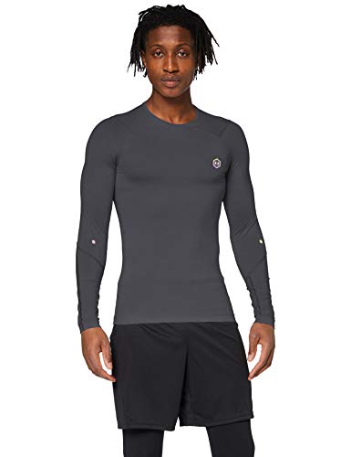 Under Armour Rush Heatgear Compression Camisa de Manga Larga, Hombre, Negro, XL