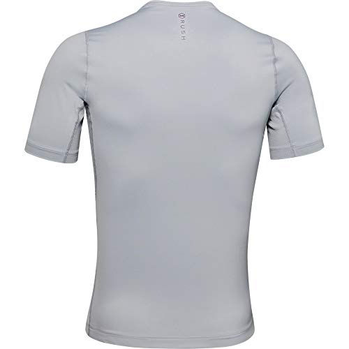 Under Armour Rush Heatgear Compression Camisa Manga Corta, Hombre, Gris, MD