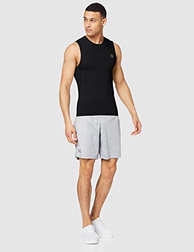 Under Armour Rush Heatgear Compression SL Tanque, Hombre, Negro, XL
