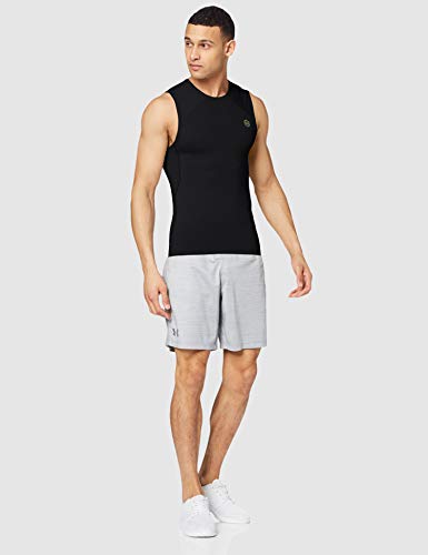 Under Armour Rush Heatgear Compression SL Tanque, Hombre, Negro, XL