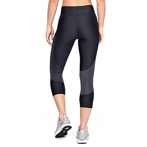 Under Armour Speed Stride Capri Legging, Mujer, Negro, MD