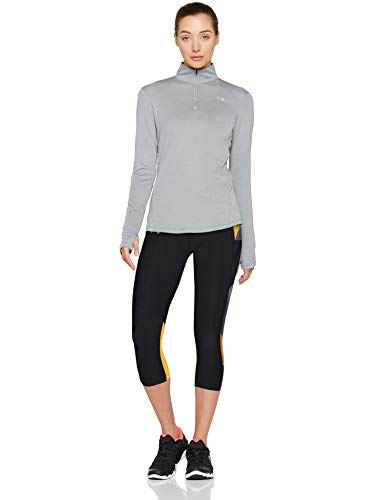 Under Armour Speed Stride Printed Leggings Capri, Mujer, Negro (002), S