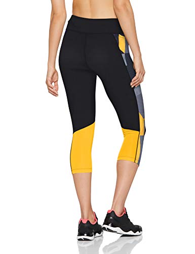 Under Armour Speed Stride Printed Leggings Capri, Mujer, Negro (002), S