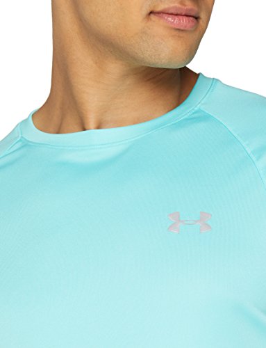 Under Armour Speed Stride Short Sleeve Camiseta Deporte, Hombre, Naranja Phoenix Fire, LG