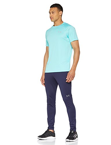 Under Armour Speed Stride Short Sleeve Camiseta Deporte, Hombre, Naranja Phoenix Fire, MD