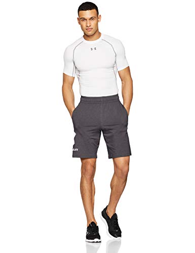 Under Armour Sportstyle Cotton Logo Shorts, Pantalón Corto Hombre, Gris (Halo Gray(020)), S