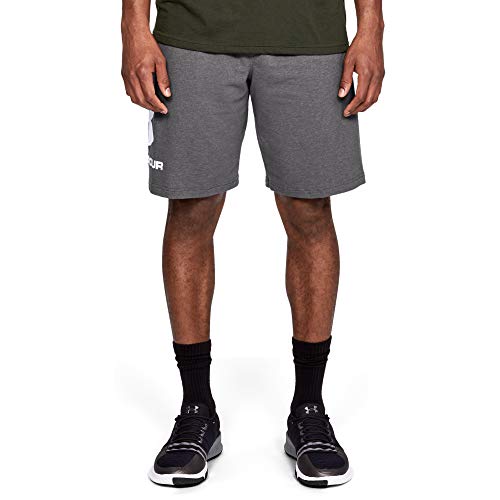 Under Armour Sportstyle Cotton Logo Shorts, Pantalón Corto Hombre, Gris (Halo Gray(020)), S