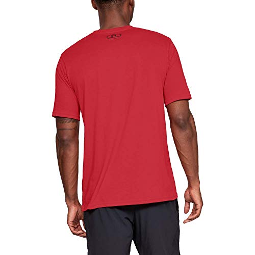 Under Armour Sportstyle Left Chest Camiseta, Hombre, Rojo, MD