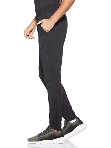 Under Armour Sportstyle Pique Track Pantalones, Hombre, Negro (Black/Black 002), SM