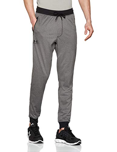 Under Armour Sportstyle Tricot Jogger Pantalones, Gris (Carbon Heather/Black 090), XS para Hombre